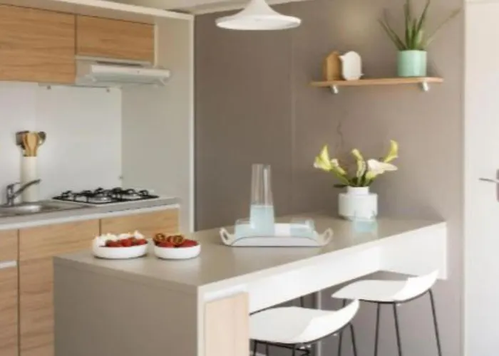 Camping Mobil-home Pour 4 Personnes Avec Terrasse à - Api-1-52-1458